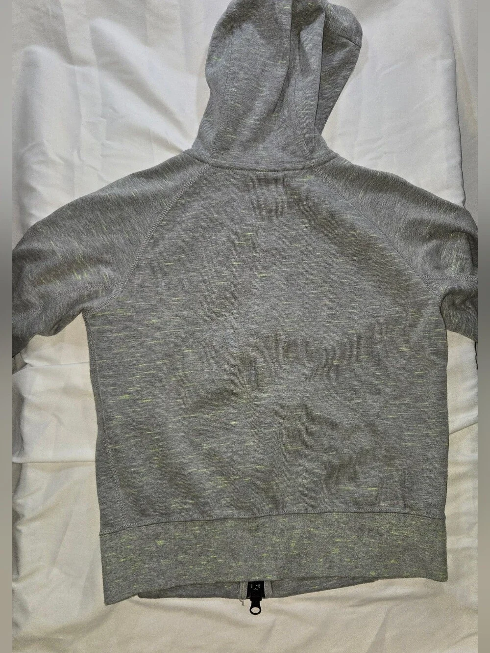 Nike Kids Grey Hooded Zip Sweatshirt